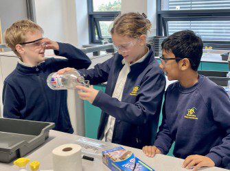 thumbnail 7 What a smell... Thomas Skidder, Hannah Mackinnon and Akshaj Unmthaan from Wrekin View primary