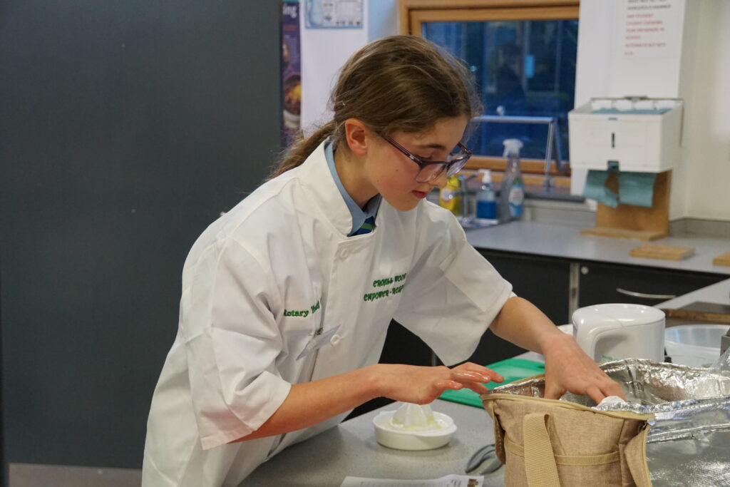 Martha Heap Winner Rotary Young Chef